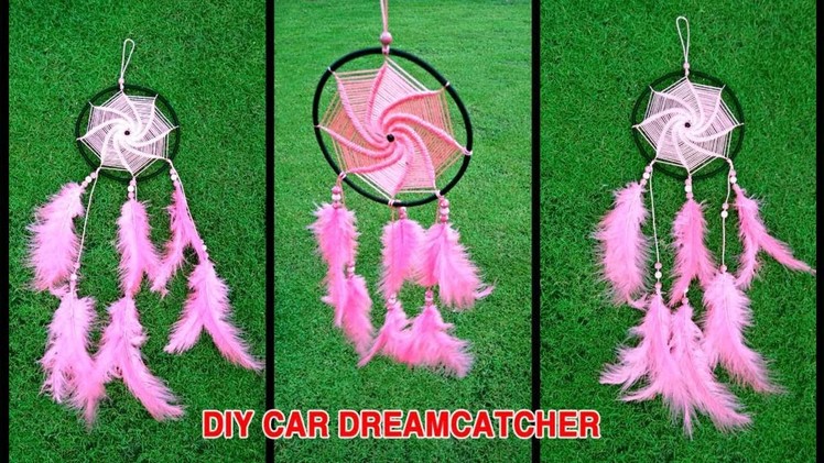 DIY How to make hanging Dreamcatcher for cars