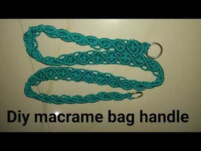 Diy how to make macrame bag long handle # design 5