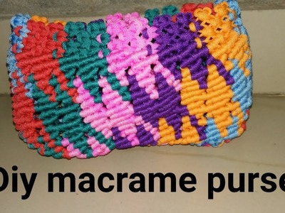 Diy how to make macrame purse # design 24