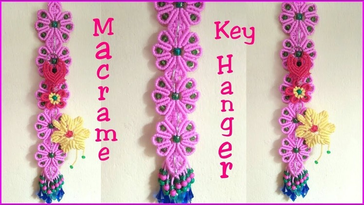 Diy Macrame Key Hanger Making Tutorial