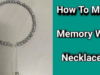 DIY Memory wire Necklace