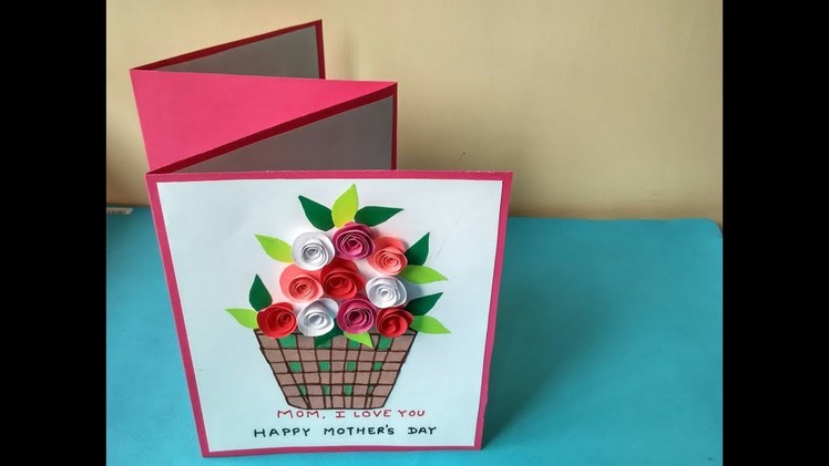 DIY Mother's Day Cards | Greeting Card For Beginners | Simple Card Making