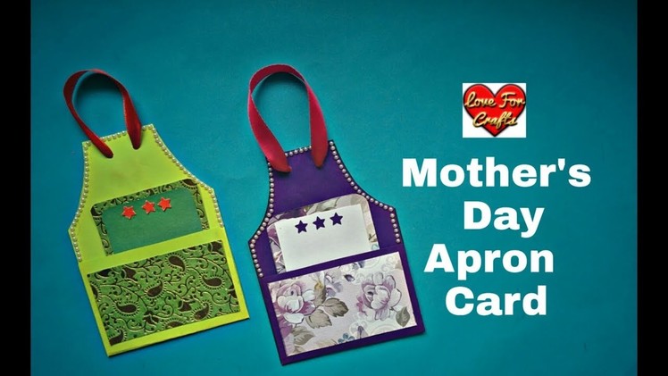 DIY - Mother's Day Gift Idea |  How to Make Apron Card for Mother's Day