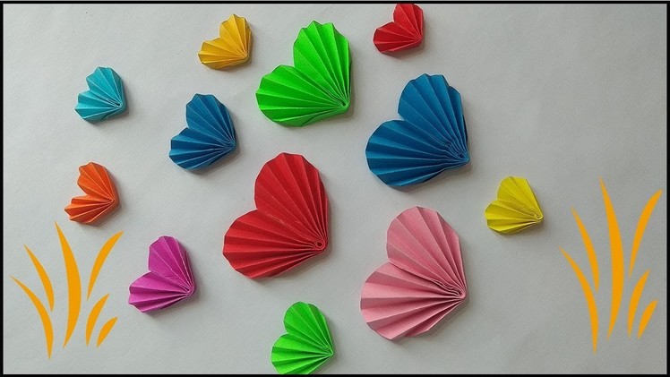 DIY paper Heart |HOW to make a paper Heart || Easy tutorial-Origami Heart