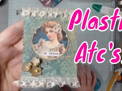 DIY Plastic ATC's - Recycling Plastic Into Art!