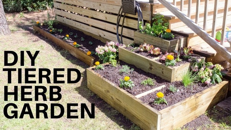 DIY Tiered Herb Garden