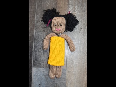 (English&Francais)How to create a easy dress for your poupée jojojuju doll.comment faire une robe