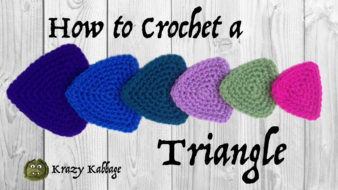 How to Crochet a Triangle