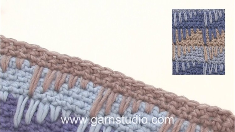How to crochet the Spike Stitch – long double crochet