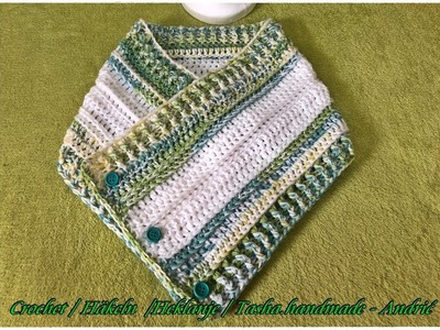 How to crochet  this beautiful set, cap and LOOP (scarf) - Part 2