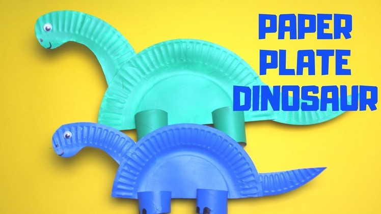 How to Make a Paper Plate Dinosaur | Paper Plate Craft