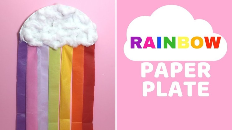 How to Make a Paper Plate Rainbow | Paper Plate Craft