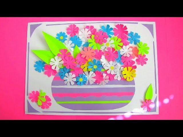 How to Make - Easy Greeting Card Mother's Day Birthday - Step by Step