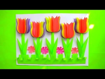 How to Make - Easy Greeting Card Mother's Day Birthday - Step by Step