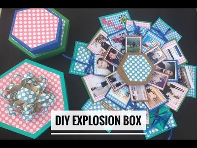 How to make Explosion Box| Hexagon Explosion Box| Exploding Box | DIY Explosion Box| Soumya Dubey