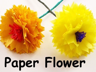 How To Make Paper Flower | Easy Origami Paper Flower Craft - Do Craft