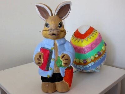 How to make peter rabbit with styrofoam shape
