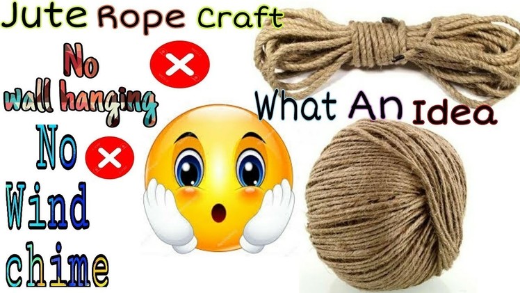 Jute rope craft | Unique ideausing Jute Rope craft