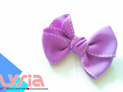 Laço Elena ???? Elena #Ribbon Bow ???? DIY by Elysia Handmade