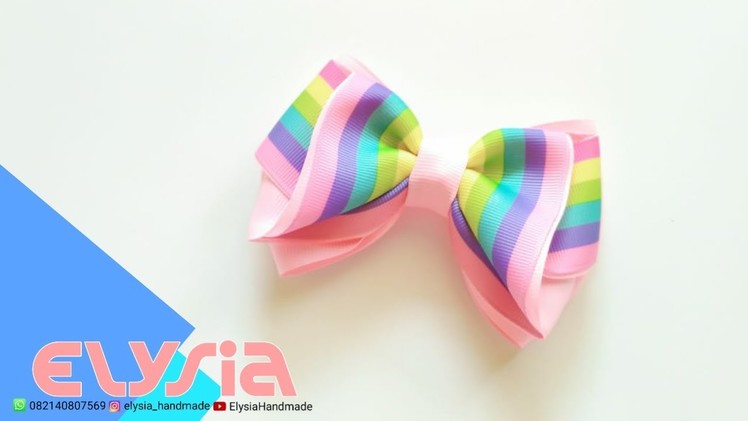 Laço Kayla ???? Kayla #Ribbon Bow ???? DIY by Elysia Handmade