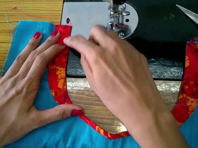 Latest model simple neck design and fabric button making easy method(DIY)