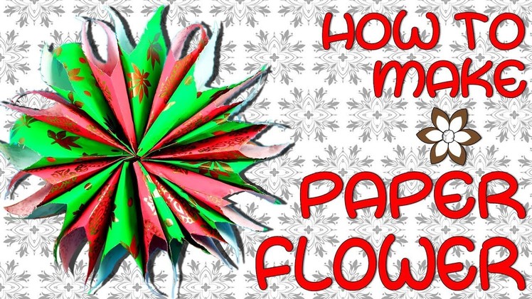 Learn How To Make Flower With Paper At Home | Craft Hacks Video | 5 Min Craft | Art And Craft Video