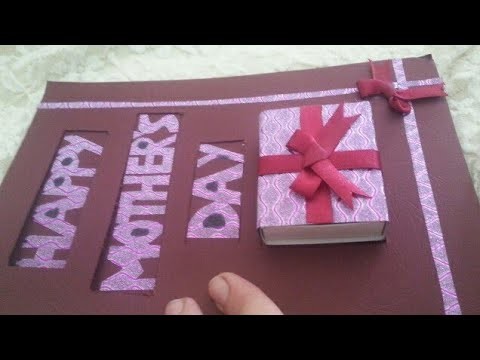 Mother's Day card 2018 |Duo gift and card both together | DIY | Super easy to make