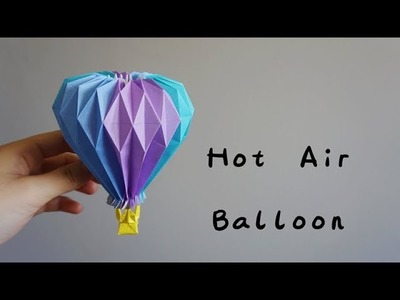 Origami Tutorial: Hot Air Balloon (Yuri & Katrin Shumakov)｜Hello Malinda