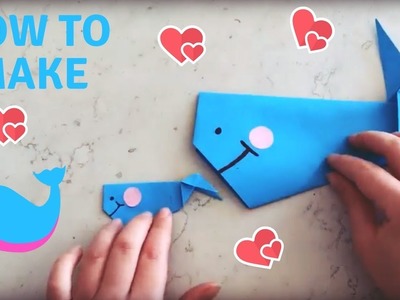 PAPER WHALE - Easy DIY for kids????