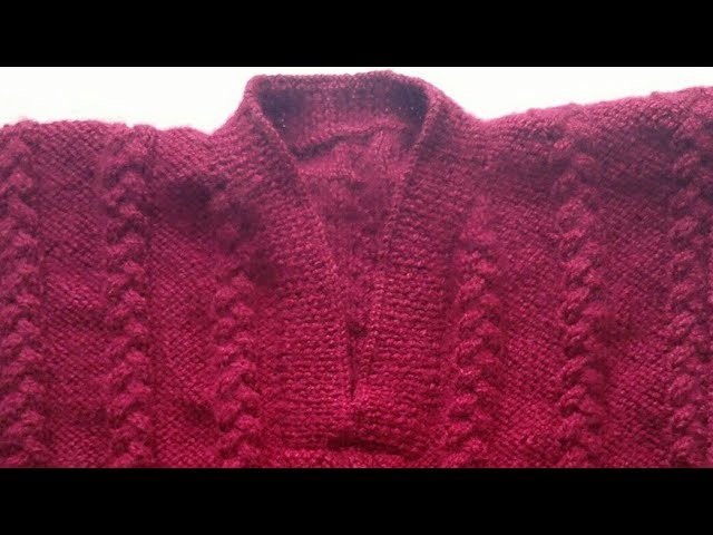 #Part-3 स्वेटर का गला बनाने का सबसे आसान तरीका.How to make a Sweater.Full Knitting Course:Design-152