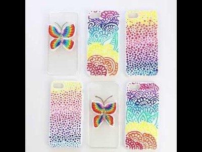 Puffy Paint DIY Phone Cases