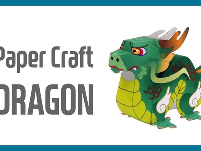 페이퍼크래프트- 드래곤 만들기(Paper Craft- Make a Dragon)