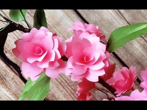 ABC TV | How To Make Cherry Blossom Paper Flower With Shape Punch - Craft Tutorial