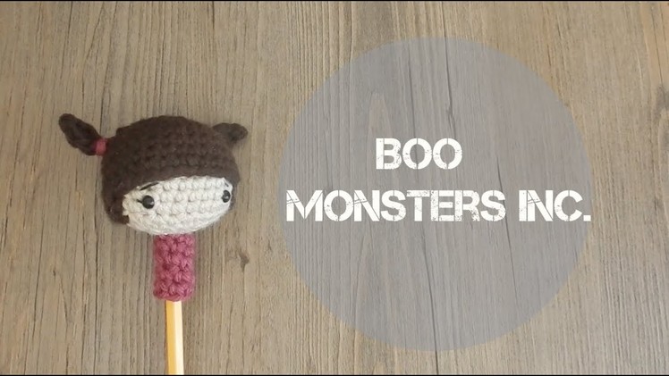 Amigurumi | Boo ???????? from Monsters Inc  Crochet Pencil Topper ✏️
