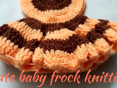 Cute Baby frock knitting design #2 in hindi | Beautiful frock| बहुत ही सुन्दर तरीके से बनाये फ्रॉक।