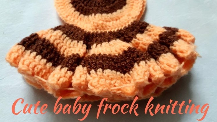 Cute Baby frock knitting design #2 in hindi | Beautiful frock| बहुत ही सुन्दर तरीके से बनाये फ्रॉक।