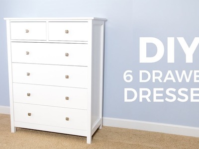 DIY 6 Drawer Tall Dresser | How to Build
