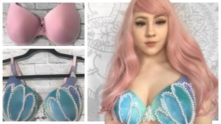 DIY Easy & Cheap MERMAID BRA ???? Ameliakit How to make a mermaid bra