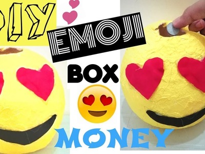 DIY Emoji Money Box Out Of Tissue Papers-How To Make Money Box Room Decor
