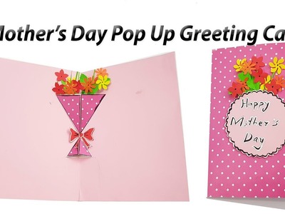 DIY Pop Up Greeting Card for Mother's Day. Teacher's Day  | How to make | JK Arts 1381