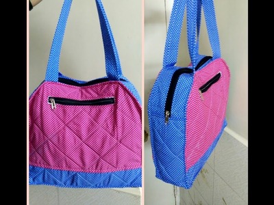 Fancy hand bag. how to sew fancy bag at home