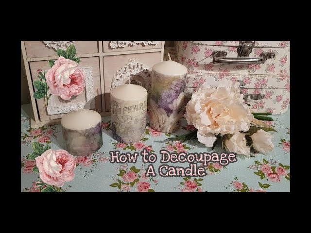 How to Decoupage a Candle