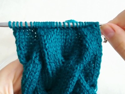 How to knit Cable Stitch (The Sand Wind Cable Stitch). Cum sa tricotam torsade