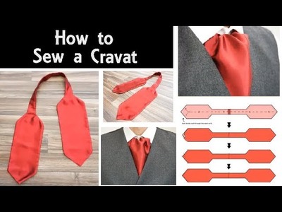 How to Make a Cravat | Sew Your Own Victorian Ascot Tie | Simple Project for Beginners