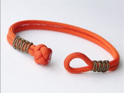 How to Make a Diamond Knot and Loop Closure. Micro Cord Cobra Weave Paracord Friendship Bracelet