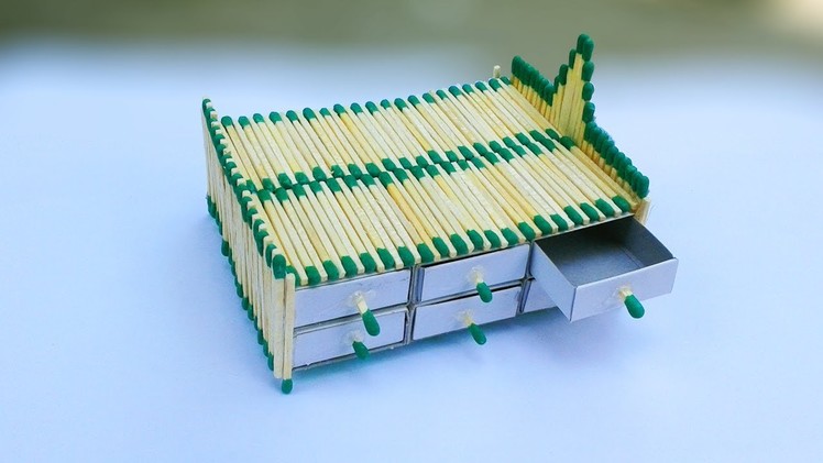 How to make a matchstick Bed | Matchstick Showpiece for House Decor | Matchstick Bed