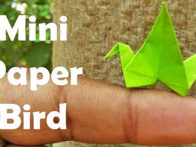 How to Make a Mini Origami Bird - Easy ORIGAMI