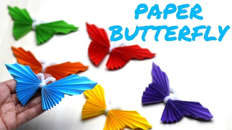 How to Make a Paper Butterfly | Mothers Day Crafts for Kids