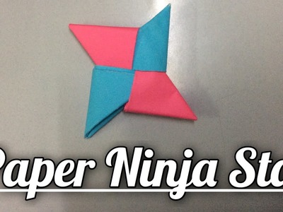 How to make a paper ninja star EASY FOR KIDS