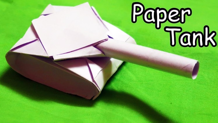 How to make a Paper Tank | Easy | Tutorial